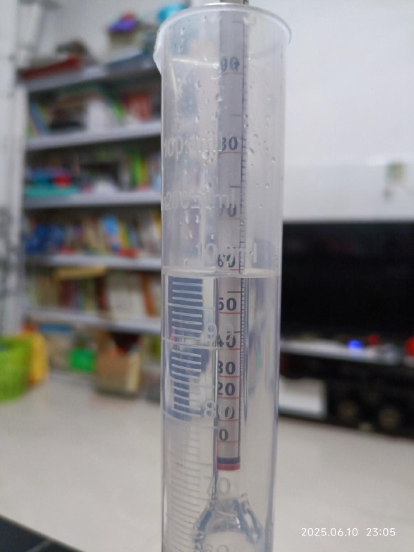 58 度，还要调一下