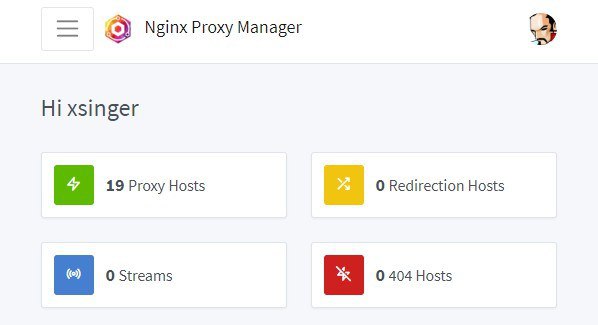 终于下决心不用群晖自带的反向代理了，在群晖上部署了 Nginx Proxy Manager，以后所有的反向代理都用它来，主要是因为可以使用泛域名，又能自动申请免费证书，只需要把对应 NPM 的80和443的两个端口在软路由和路由器都转发一下就可以了，因为公网 IP 无法使用443和80端口，目前只能是 